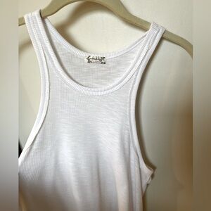 Free People, Intimately Free ribbed, flowy, halter tank.